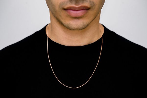 1MM Franco 14k Solid Gold Chain