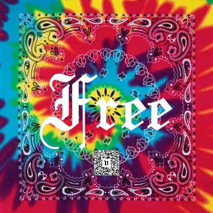★ Free ★ TIE DYE BANDANAS Concept