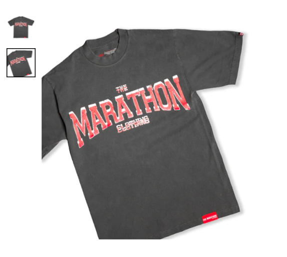 MARATHON CLOTHING BEVELED T-SHIRT