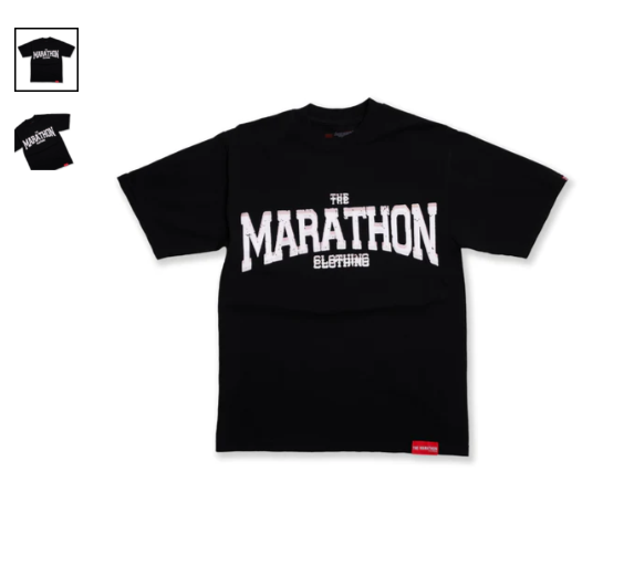 MARATHON CLOTHING BEVELED T-SHIRT