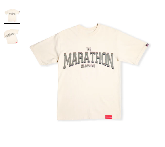 MARATHON CLOTHING BEVELED T-SHIRT