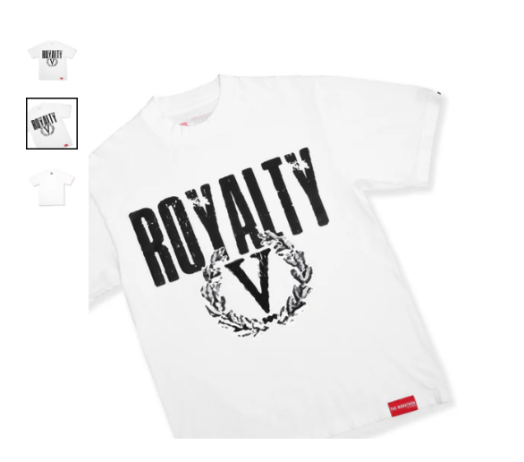 VINTAGE ROYALTY T-SHIRT - VINTAGE BLACK