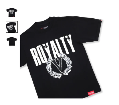 VINTAGE ROYALTY T-SHIRT - VINTAGE BLACK