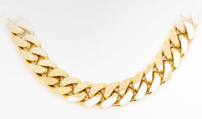 12MM MIAMI CUBAN 14K SOLID GOLD CHAIN