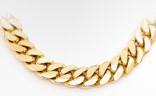 14MM MIAMI CUBAN - 14K SOLID GOLD CHAIN