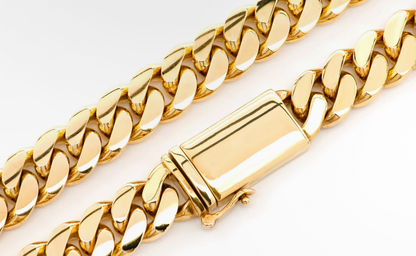 14MM MIAMI CUBAN - 14K SOLID GOLD CHAIN