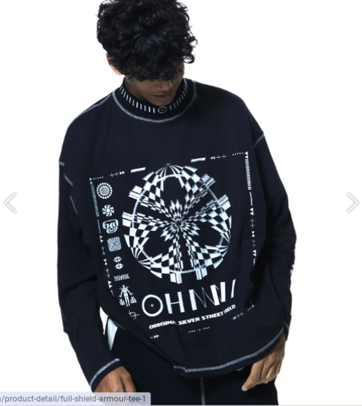 Full Shield Graphic Armour Tee (Black)