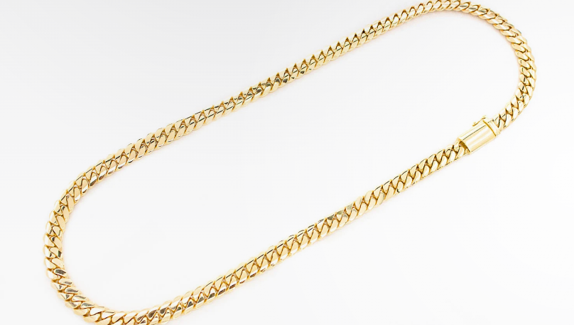 8MM MIAMI CUBAN 14K SOLID GOLD CHAIN